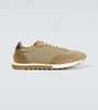 Owen Runner suede-trimmed sneakers        