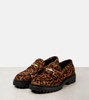 Frezza leopard-print calf hair loafers