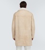 Sedrun shearling-lined suede coat