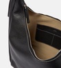 Leather tote bag