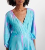 Hailey silk maxi dress