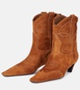 Dallas suede cowboy boots