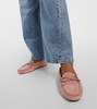 Suede loafers