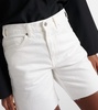 Russel high-rise denim shorts