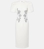 Bridal Lucilla embellished midi dress