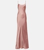 Cami satin gown