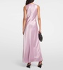 Satin maxi dress