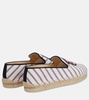 Loudmer Donna striped canvas espadrilles