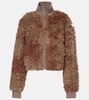 Faux-fur jacket