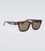 DiorB23 S1I Square-Frame Tortoiseshell Acetate Sunglasses