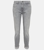 Mid-rise slim jeans