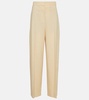 Gordon high-rise virgin wool pants