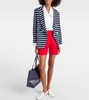 Ortiz striped cotton-blend terry blazer