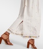 Carey embroidered maxi dress