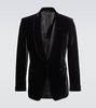 Shelton velvet blazer