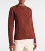 Onde cable-knit wool and cashmere sweater