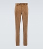 Pantaflat cotton corduroy slim pants