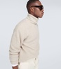 Cashmere and silk turtleneck sweater