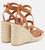 Bay 110 leather espadrille wedges