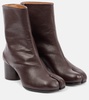 Tabi leather ankle boots