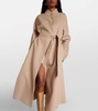 Oversized cashmere coat