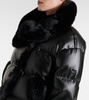 Solange faux fur-trimmed down jacket