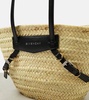 Voyou Small raffia basket bag