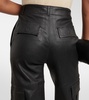 Axel leather cargo pants