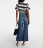 Marlene mid-rise wide-leg jeans