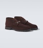 Horsebit suede desert boots