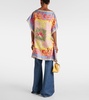 Etro Summer silk twill top