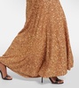 Sequined maxi skirt