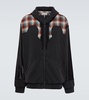 x Pendleton checked cotton hoodie