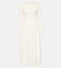 Denning ribbed-knit midi dress