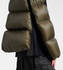 Wool-trimmed puffer jacket