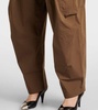 Rebecca cotton-blend cargo pants