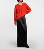 Bartelle satin maxi skirt