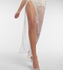 Bridal cutout lace gown