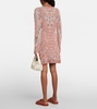 Leone jacquard minidress