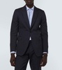 Pinstripe cotton-blend suit 