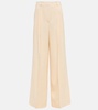 Nyack wide-leg linen and wool pants