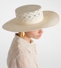 Cutout straw hat