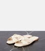 Soft Knot leather slides