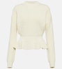 Peplum wool sweater