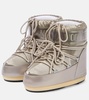 Icon Low Glance satin snow boots