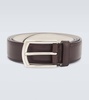 Leather belt