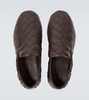 Sunday Intrecciato leather slip-on shoes