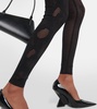 Cobra fishnet leggings