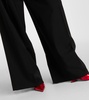 Vela virgin wool wide-leg pants