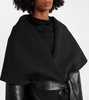 Reversible faux leather coat